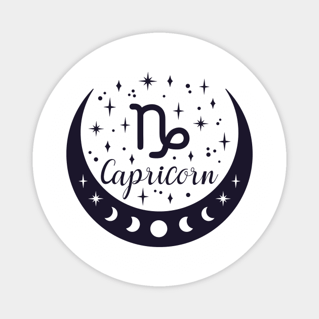 Capricorn Magnet by Nerdywitch